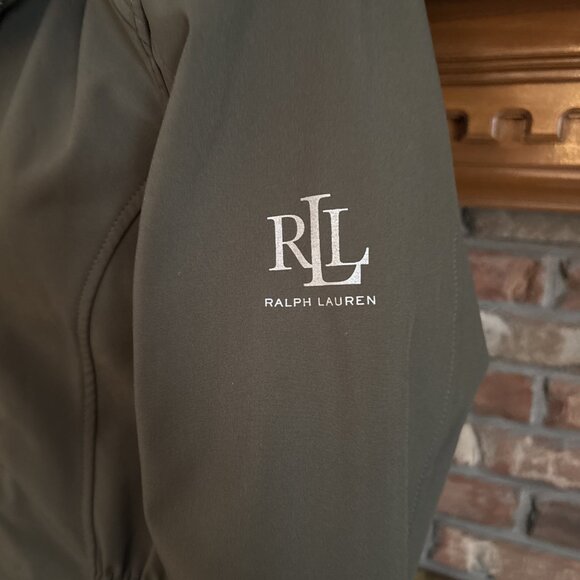 Lauren Ralph Lauren Ladies Olive Green Utility Jacket Size Medium Mid Weight - Picture 3 of 8